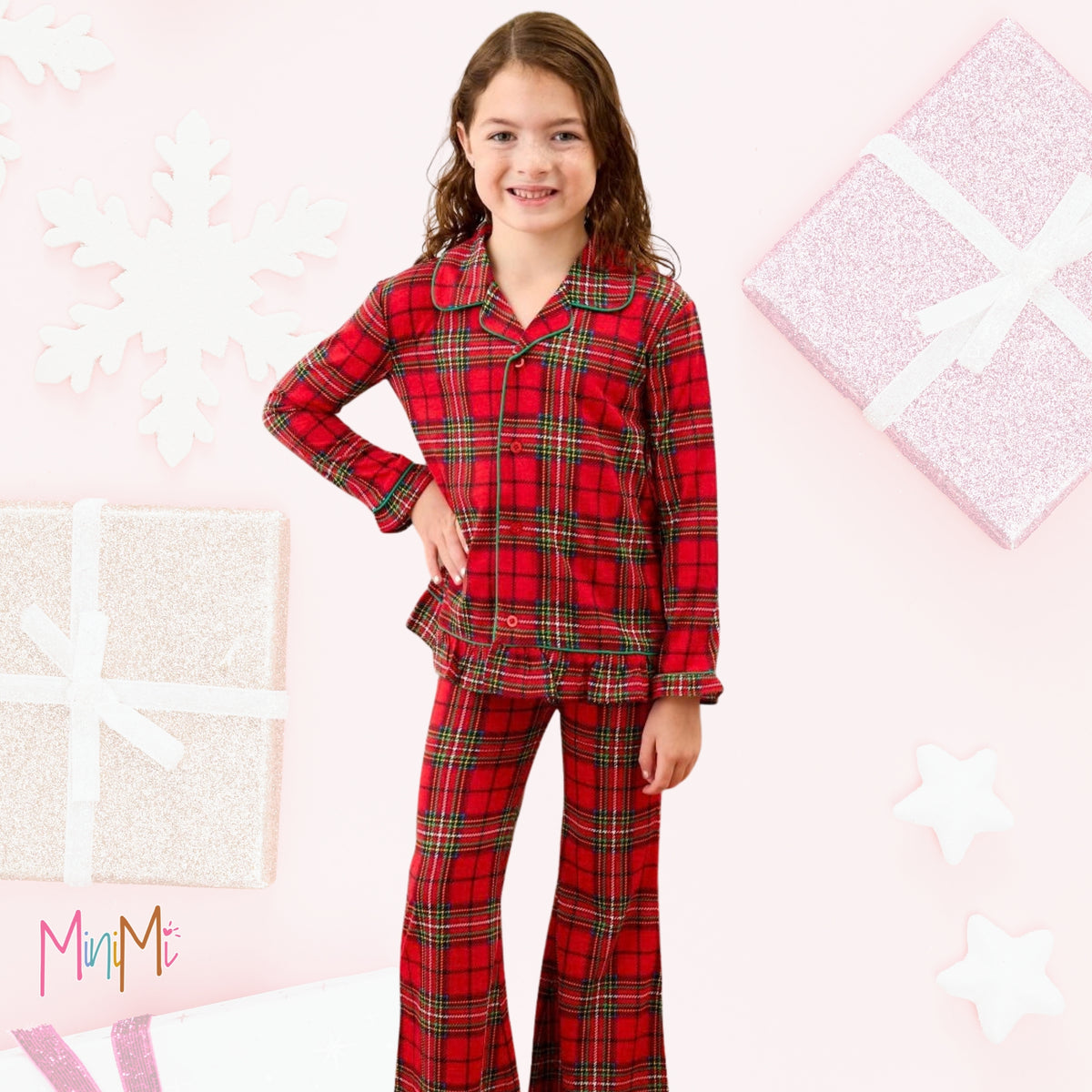 Christmas Plaid Pajama - Girl