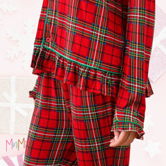 Christmas Plaid Pajama - Mom Set