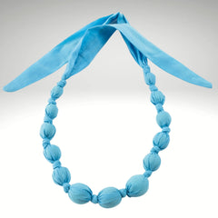 BEADED FABRIC NECKLACE