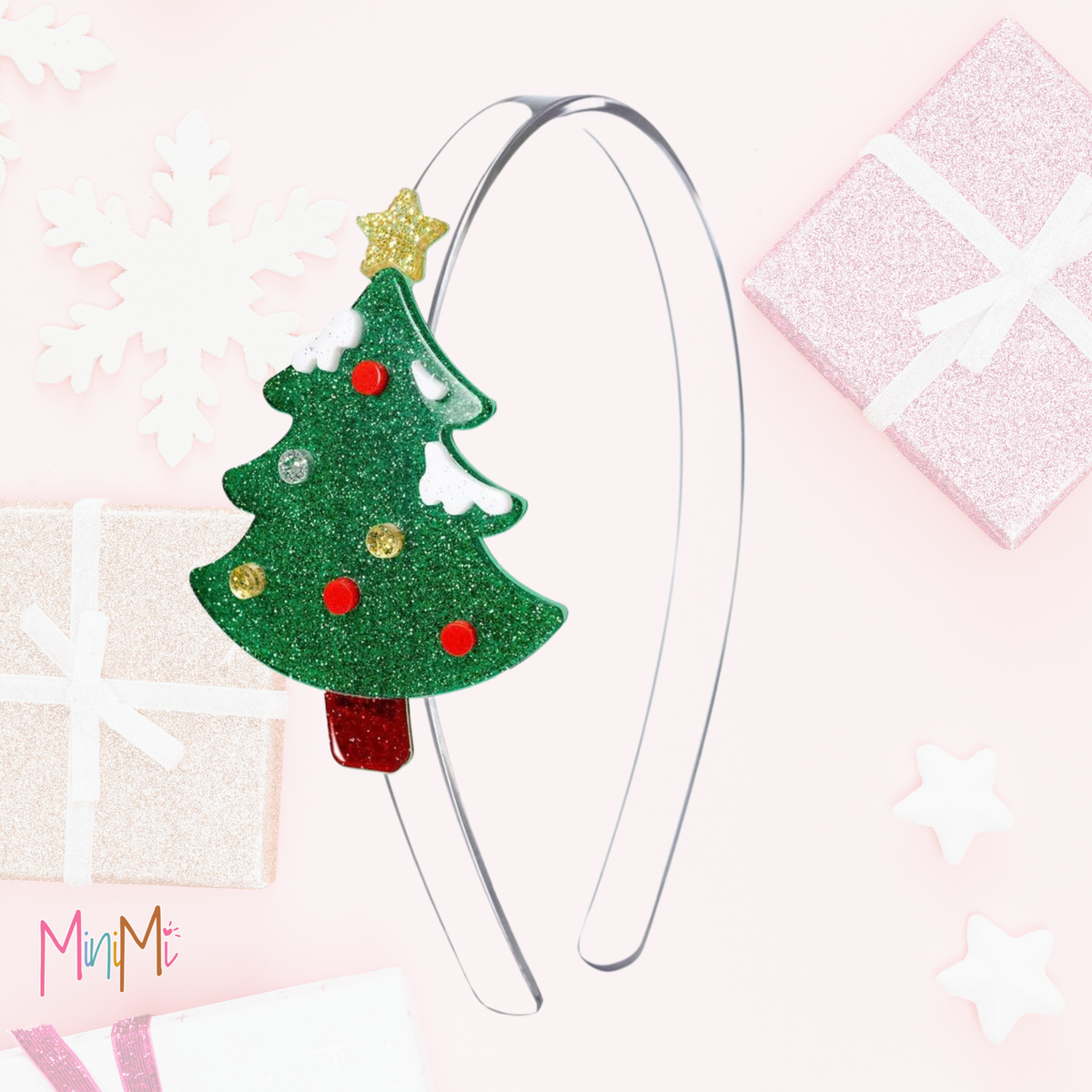 XMAS tree headband - girl