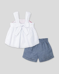 Sofia White Pink Set - Baby Girl