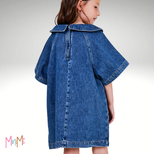 DENIM FUNKY DRESS - GIRL