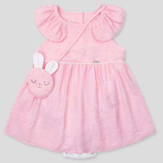PINK DRESS W. BAG - BABY GIRL