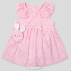 PINK DRESS W. BAG - BABY GIRL