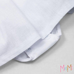 SOFI SOFI WHITE PINK DRESS - BABY GIRL