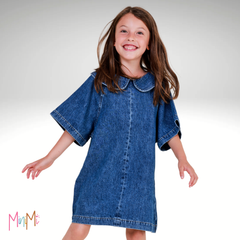 DENIM FUNKY DRESS - GIRL