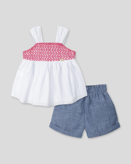 Sofia White Pink Set - Baby Girl