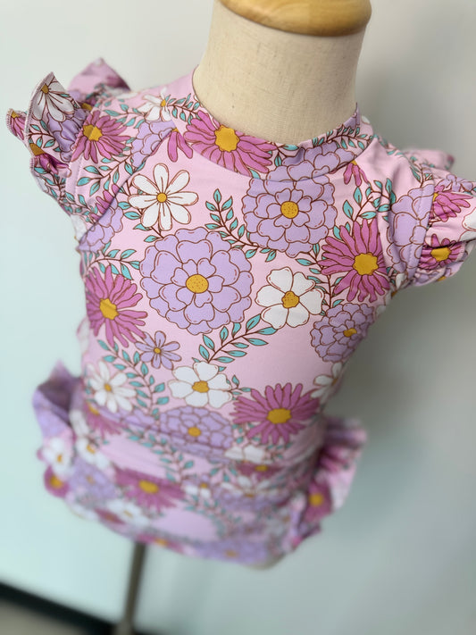 FLOWERS SWIMSUIT -GIRL
