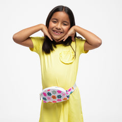 MULTICOLOR FLOWER BELT BAG - GIRL