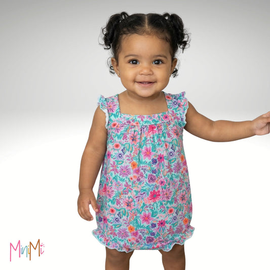 TROPICAL GARDEN ONESIE - BABY GIRL