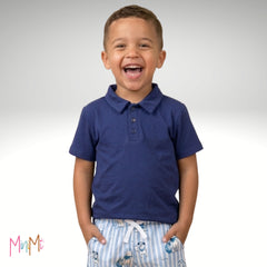 NAVY BLUE POLO - BOY