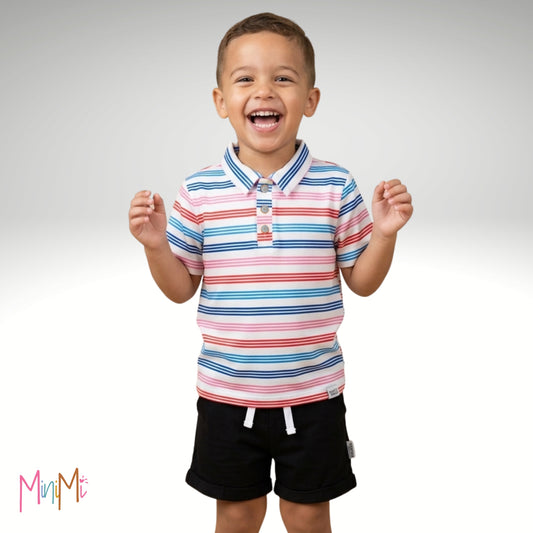 STRIPE POLO SHIRT - BOY