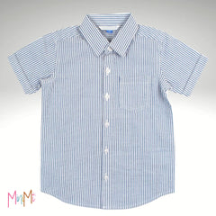 Blue stripe shirt -boy