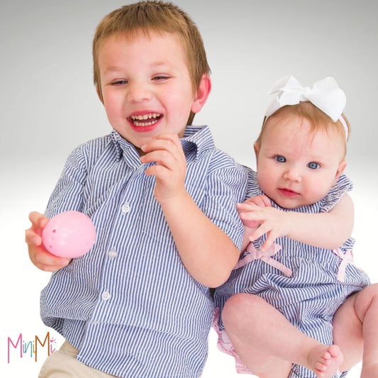 Blue stripe shirt -boy