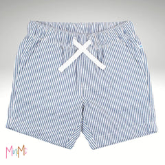 Blue stripe short -boy
