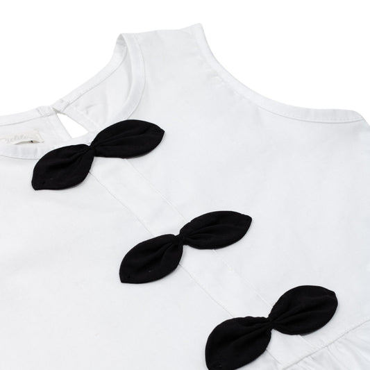 PEPLUM WHITE TOP - GIRL