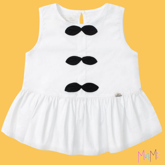 PEPLUM WHITE TOP - GIRL