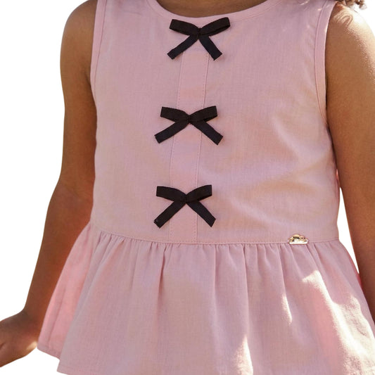 PEPLUM PINK TOP - GIRL