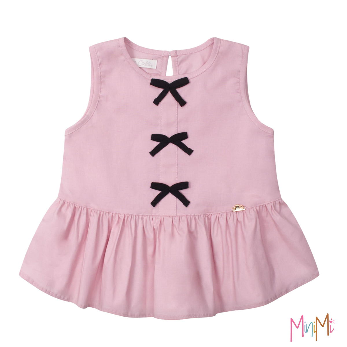 PEPLUM PINK TOP - GIRL