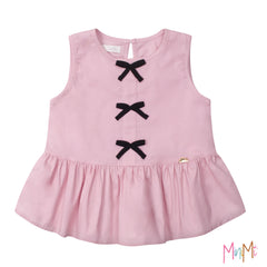 PEPLUM PINK TOP - GIRL