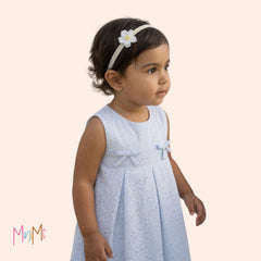 BLUE LACE DRESS - BABY GIRL