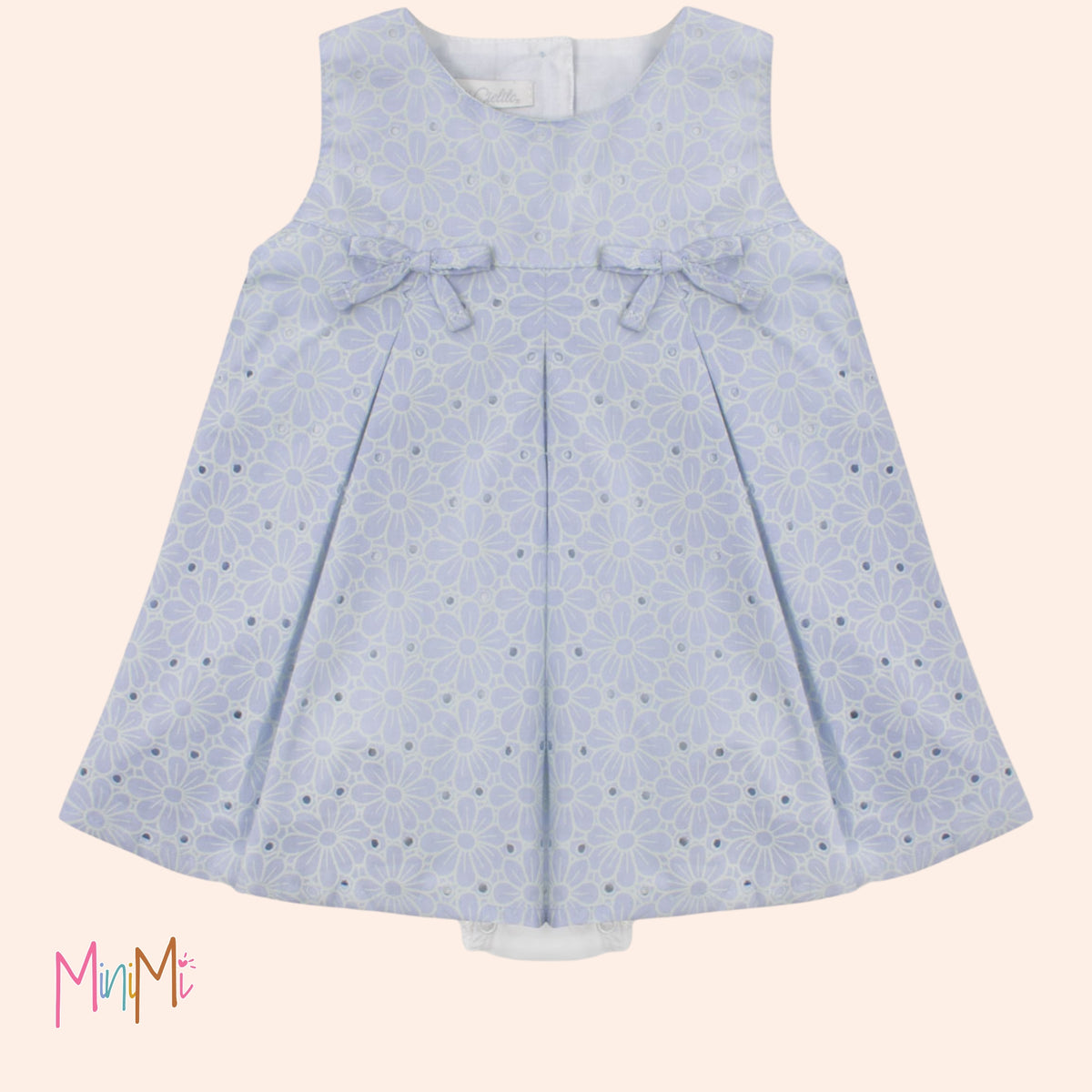 BLUE LACE DRESS - BABY GIRL