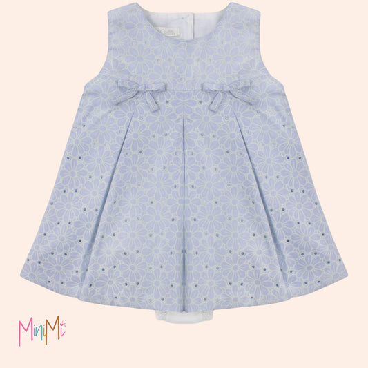BLUE LACE DRESS - BABY GIRL