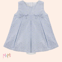 BLUE LACE DRESS - BABY GIRL